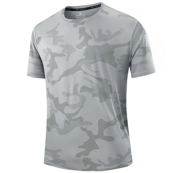 Men's Camouflage Crew Neck Performance T-Shirt