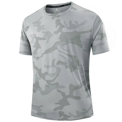 Men's Camouflage Crew Neck Performance T-Shirt