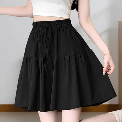 Women's High-Waisted Wide Leg Culotte Shorts