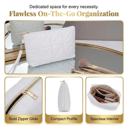 Women's Quilted 4-Piece Handbag Set