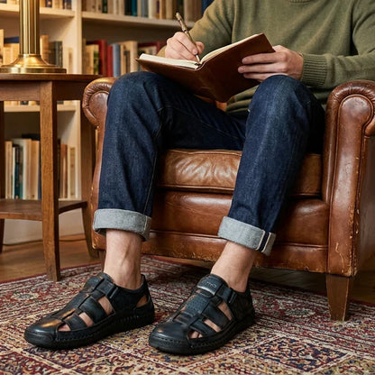 Men's Closed-Toe Fisherman Sandals