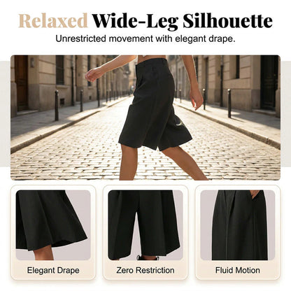Women's Wide-Leg Bermuda Shorts
