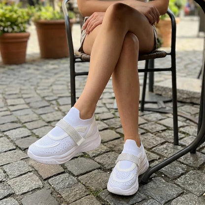 Women's Breathable Knit Slip-On Sneakers