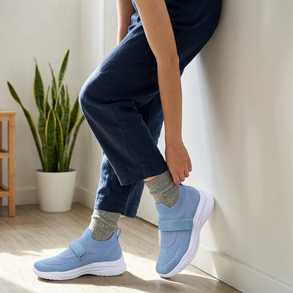 Women's Breathable Knit Slip-On Sneakers