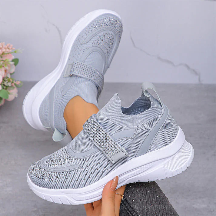 Women's Breathable Knit Slip-On Sneakers