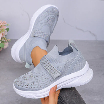 Women's Breathable Knit Slip-On Sneakers