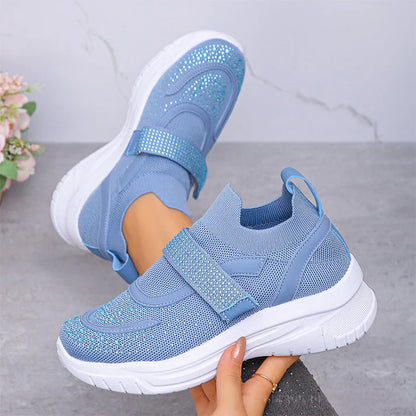 Women's Breathable Knit Slip-On Sneakers