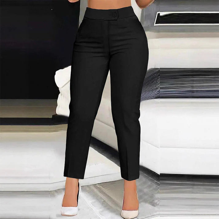 Women's High-Waisted Ankle Pants