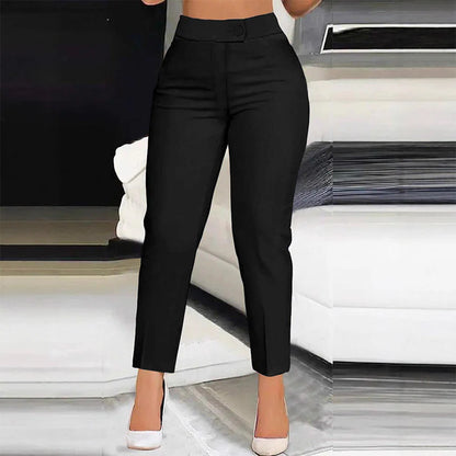 Women's High-Waisted Ankle Pants