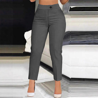 Women's High-Waisted Ankle Pants