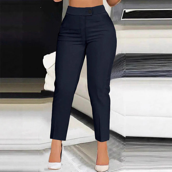 Women's High-Waisted Ankle Pants