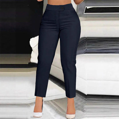 Women's High-Waisted Ankle Pants