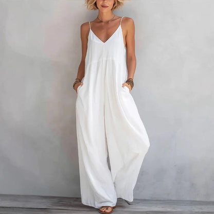 Women's Wide Leg Cami Jumpsuit