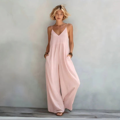 Women's Wide Leg Cami Jumpsuit