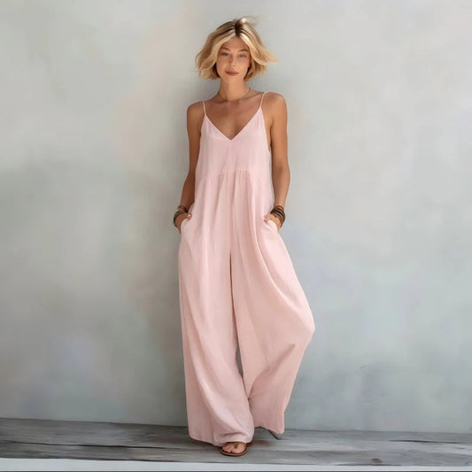 Women's Wide Leg Cami Jumpsuit