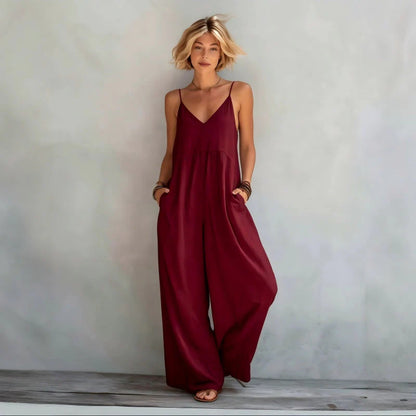Women's Wide Leg Cami Jumpsuit