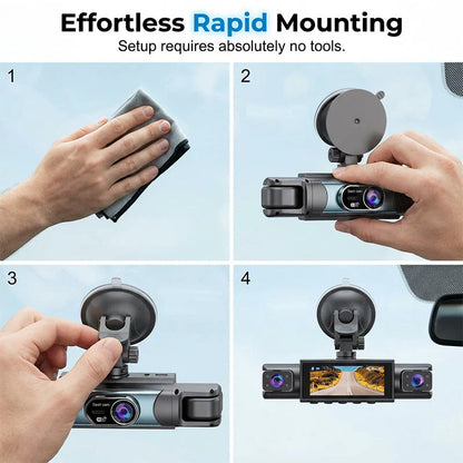 Multi-Lens WiFi Dashcam