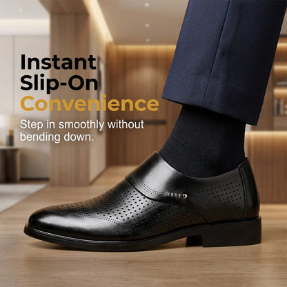 Men's Perforated Slip-On Dress Shoes