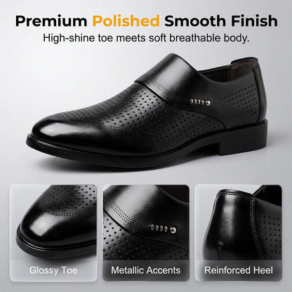Men's Perforated Slip-On Dress Shoes