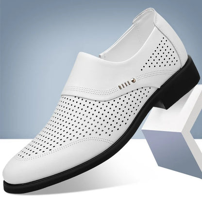 Men's Perforated Slip-On Dress Shoes