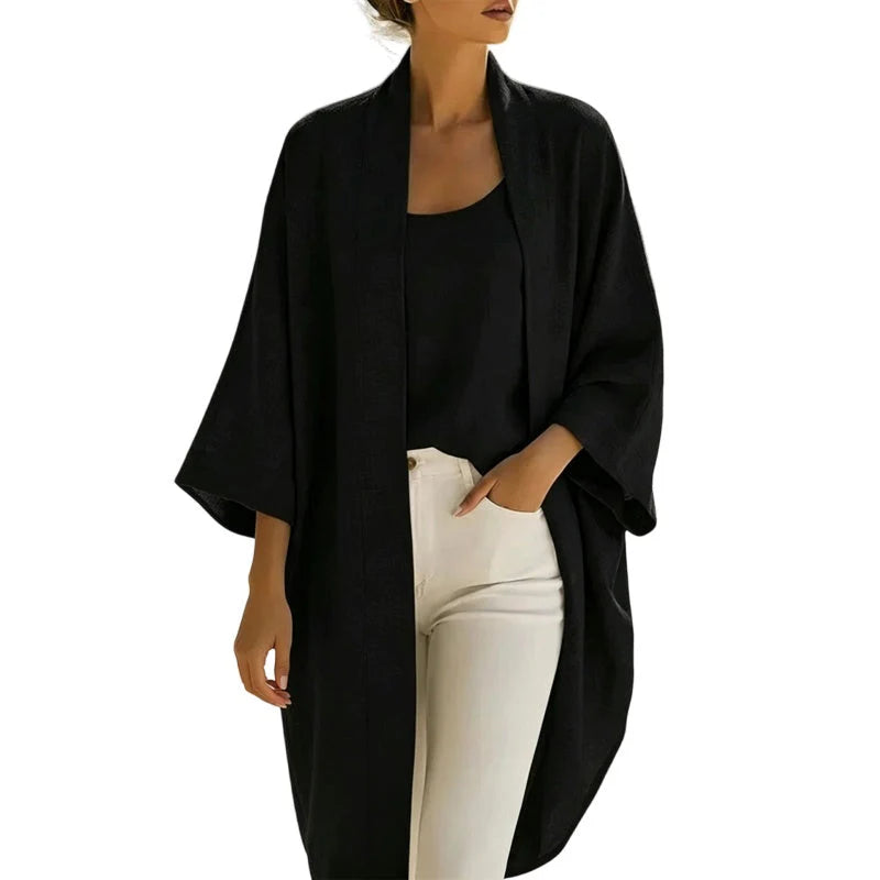 Women's Sleeveless Top & Open-Front Cardigan Set