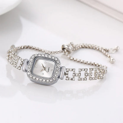 Women's Square Crystal Bracelet Watch