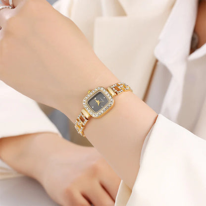 Women's Square Crystal Bracelet Watch