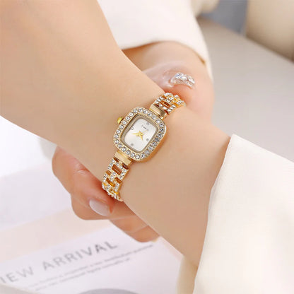 Women's Square Crystal Bracelet Watch