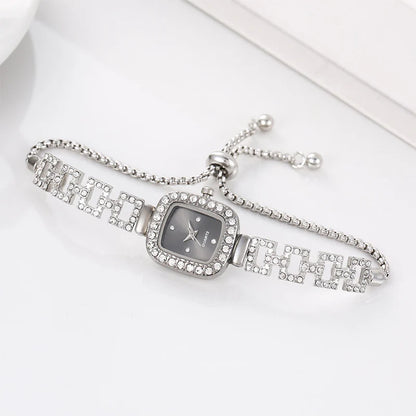 Women's Square Crystal Bracelet Watch