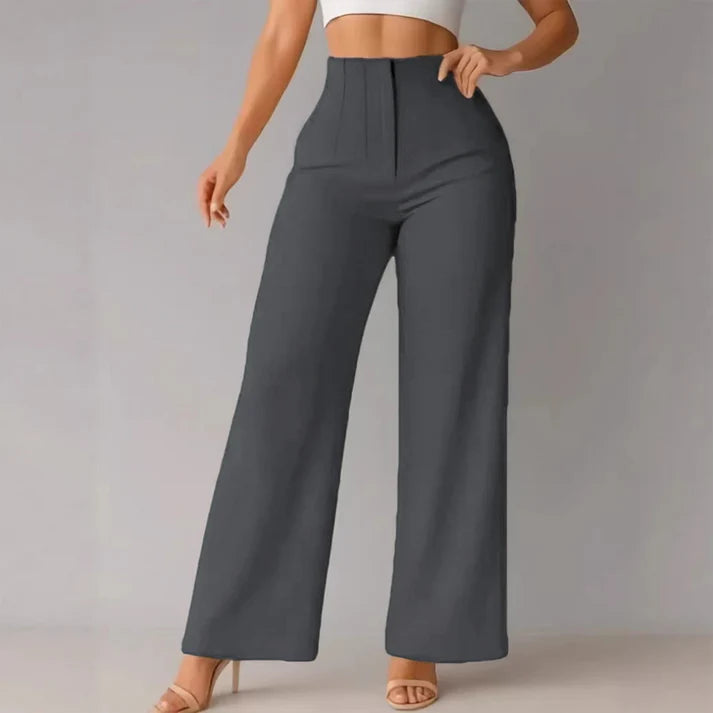 Women's High-Waisted Wide-Leg Pants