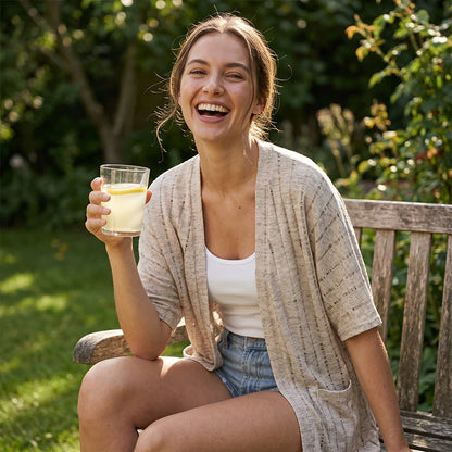 Women's Open Front Knit Cardigan