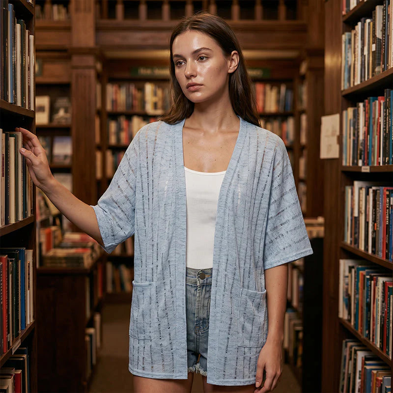 Women's Open Front Knit Cardigan