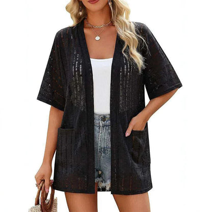 Women's Open Front Knit Cardigan