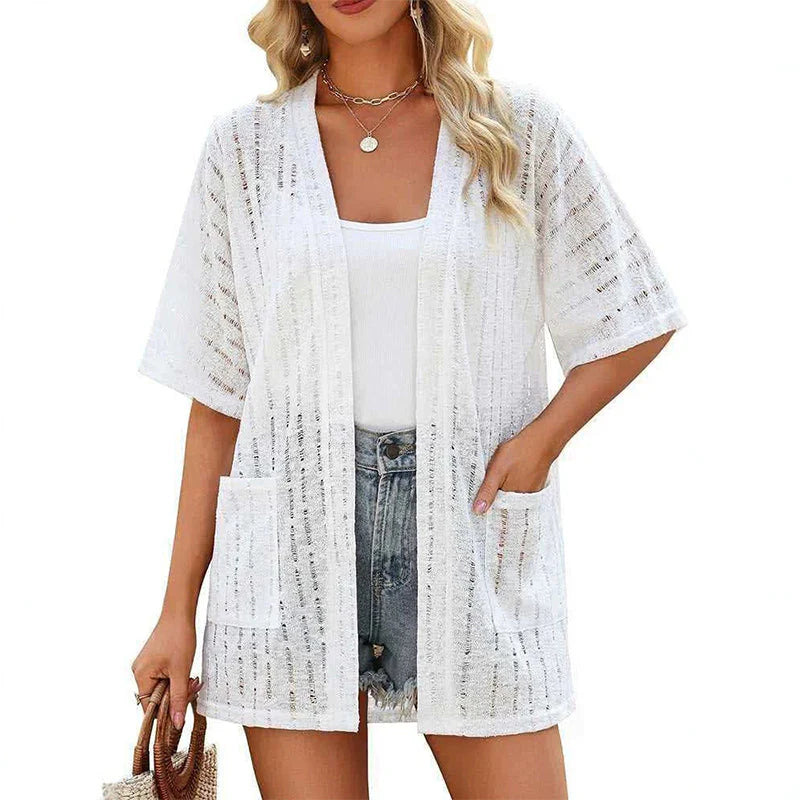 Women's Open Front Knit Cardigan