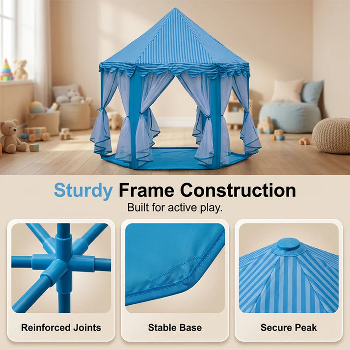 Children's Hexagonal Play Castle Tent