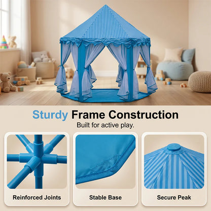 Children's Hexagonal Play Castle Tent