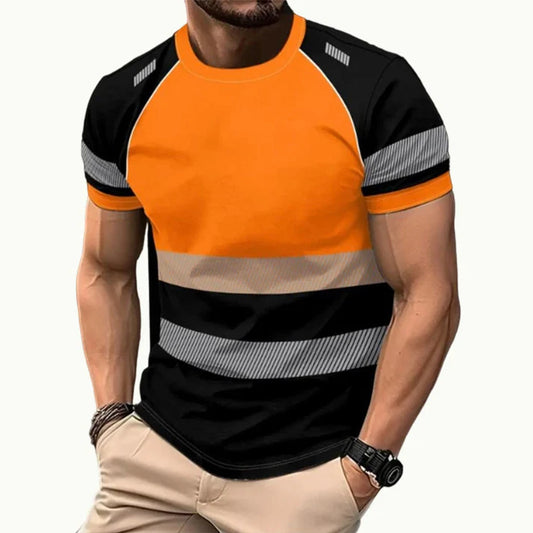 Men's Color Block Performance T-Shirt