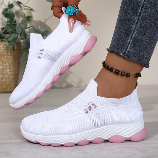 Women's Slip-On Knit Walking Sneakers