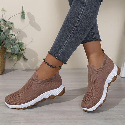 Women's Slip-On Knit Walking Sneakers