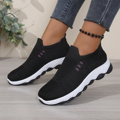 Women's Slip-On Knit Walking Sneakers