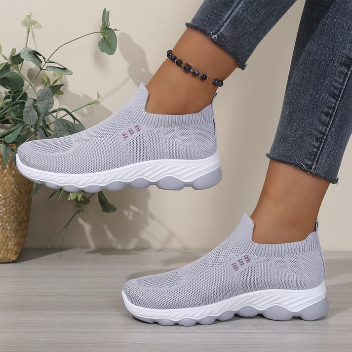 Women's Slip-On Knit Walking Sneakers
