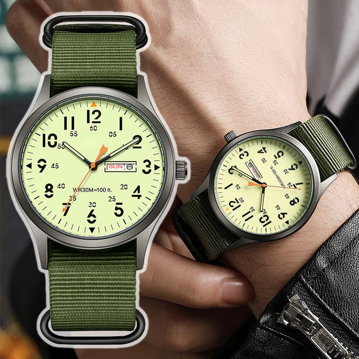 Men's Quartz Analog Field Watch