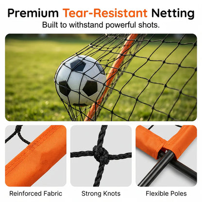 Portable Folding Soccer Training Goal