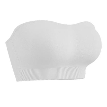 Women's Wireless Bandeau Bra with Removable Straps