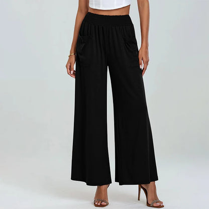 Women's High-Waist Wide-Leg Pants