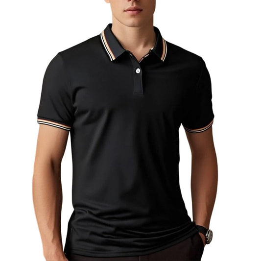 Men's Contrast Trim Polo Shirt