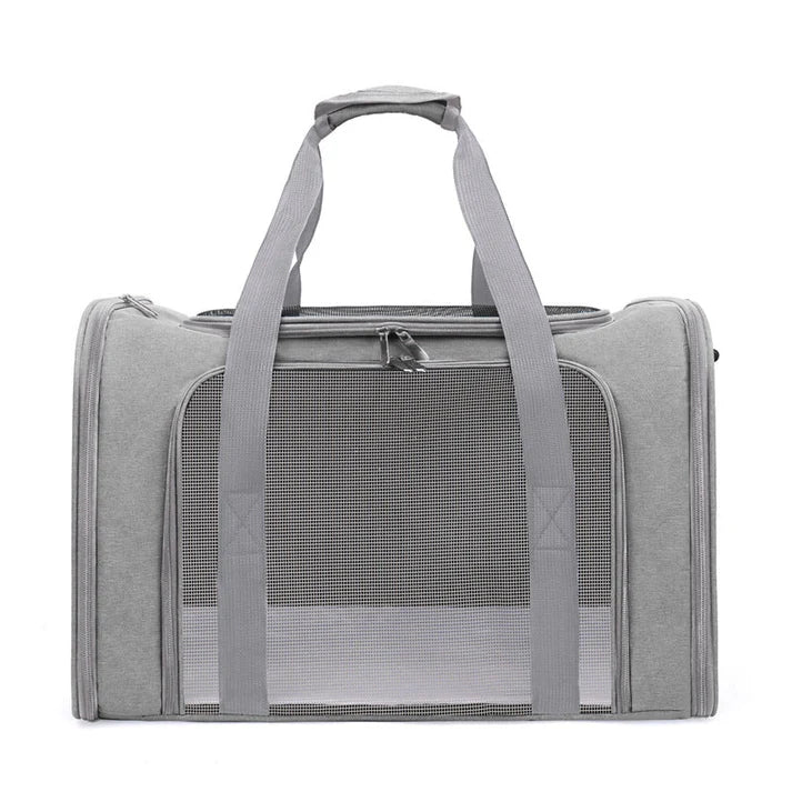Pet Travel Carrier Bag with Mesh Viewing Panel