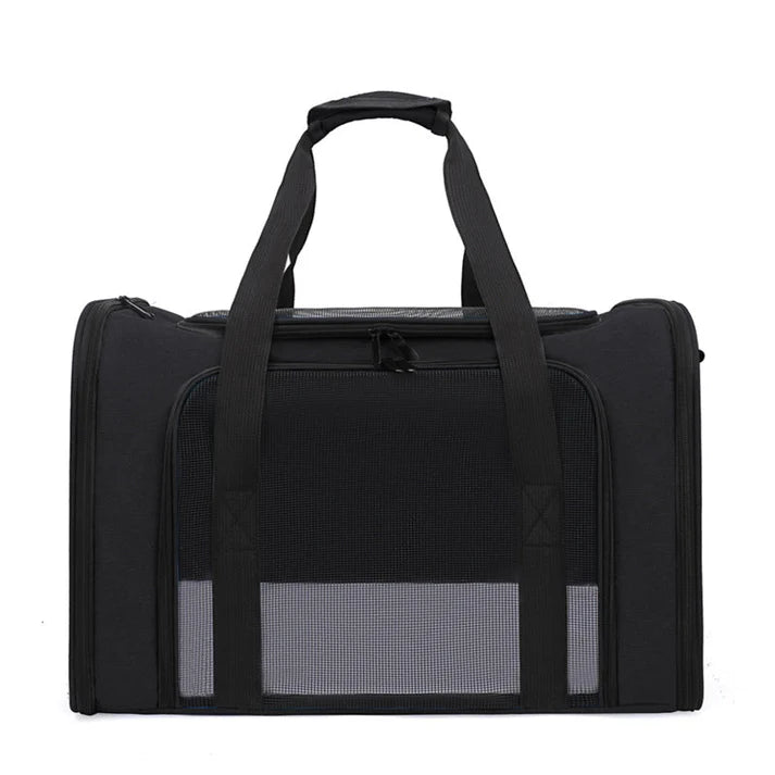 Pet Travel Carrier Bag with Mesh Viewing Panel