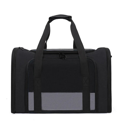 Pet Travel Carrier Bag with Mesh Viewing Panel
