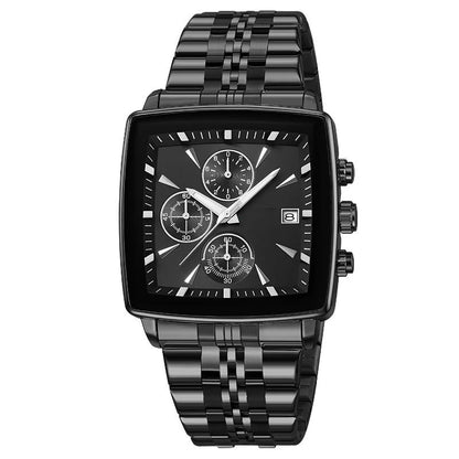 Men's Square Dial Quartz Watch